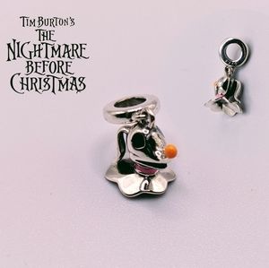 Nightmare Before Christmas Zero Charm Sterling Silver S925 Jewelry